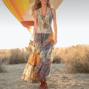 Bohemian Multicolor Maxi Dress